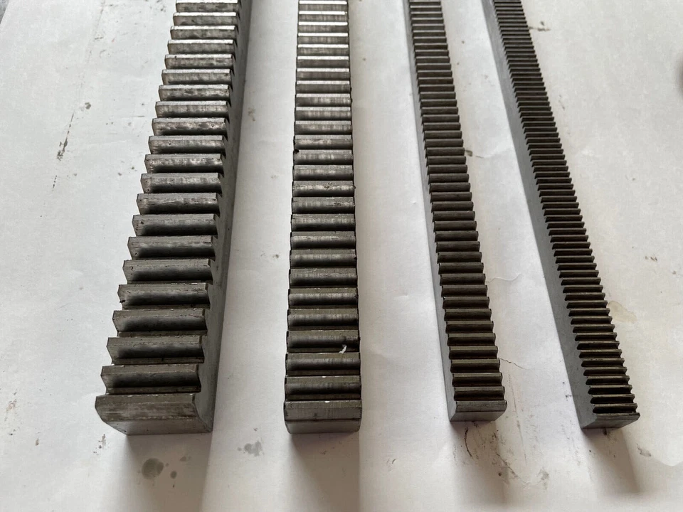 Zahnstange Zahnrad Modul 1,5 Stirnrad Zahnstangen L 2000/ 1000/500 mm Stahl - Bild 3 von 4