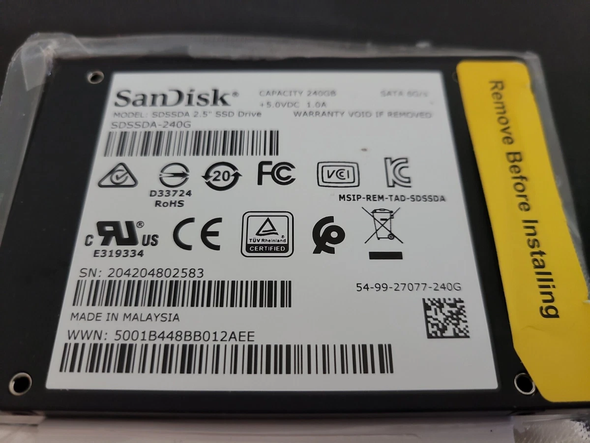 SanDisk SSD PLUS TLC 240 Go - Disque SSD - LDLC