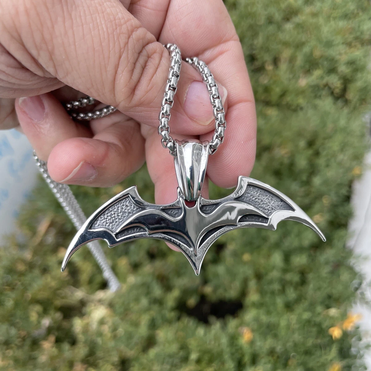 Batman Gotham Knights Stainless Steel pendant necklace with Chain