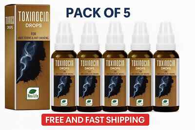 New Life Anti-Addiction Toxinosin Drops 5x30ml | Herbal Support Free shipping