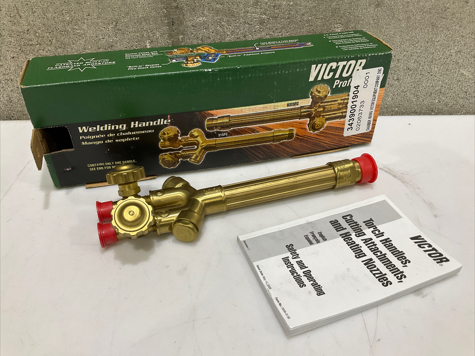VICTOR 315FC 03820034 CUTTING WELDING TORCH HANDLE 476 eBay