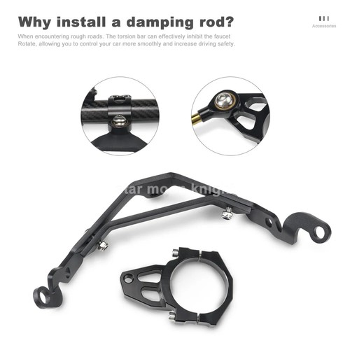 For Kawasaki Z900RS 2018-2024 Motorcycle Steering Damper Stabilizer Mount Kit - Picture 6 of 28