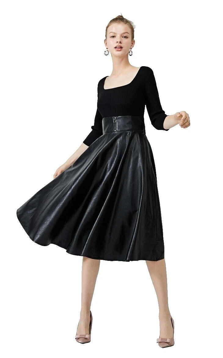 Handmade Faux Leather Dresses for Women