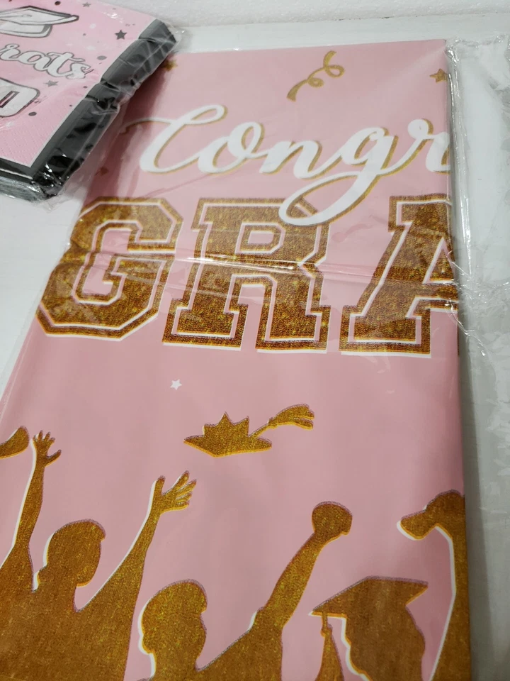 Pack Fiesta Graduación Oro Rosa Nuevo Foto 4 de 4