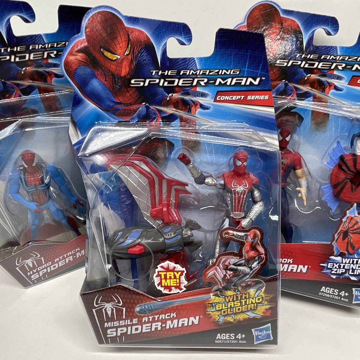 Amazing Spider-Man COMIC & CONCEPT 3.75 Figure LOT Marvel Amazing Spider-Man COMIC & CONCEPT 3.75 Figure LOT Marvel