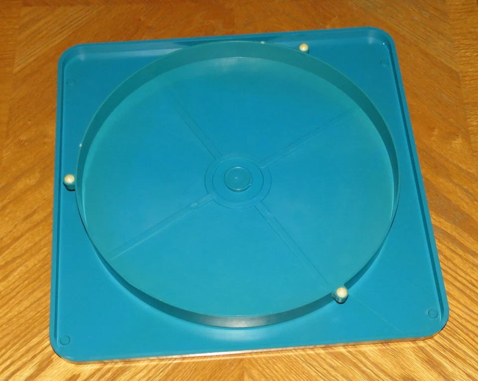 Vintage Deluxe SCRABBLE Game burgundy tiles turntable board 1977 Selchow Righter - Image 4 of 4