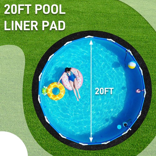 1X Protect Round Pool Liner Pad For Above Ground Pools or barbecue mat - Picture 10 of 10