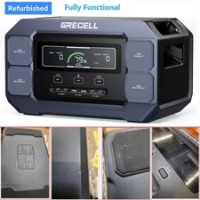 Grecell Solar Generator 2200W Portable Power Station 1126Wh (Used ),