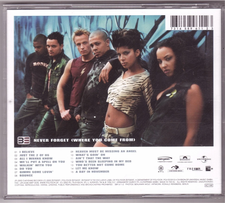 Bro'Sis - Never Forget (Where You Come From) (CD 2002) - Bild 2 von 3