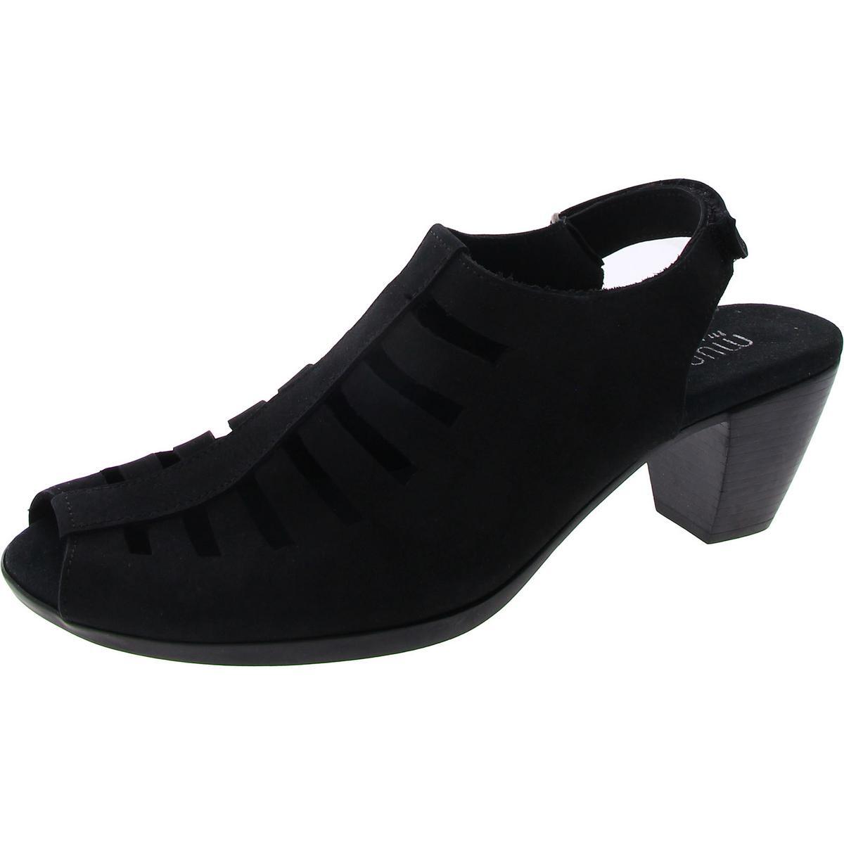 Женские черные босоножки на высоком каблуке Munro American, 9 узких (AA,N) BHFO 4679