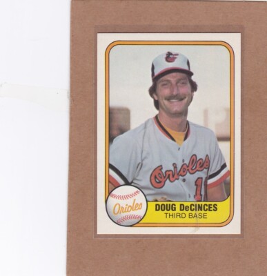 1981 FLEER BASEBALL DOUG DECINCES #173 ORIOLES EXMT/NM *E1272