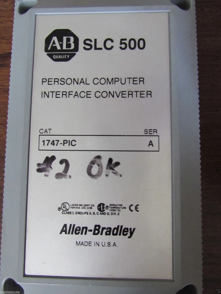 AB Allen Bradley SLC 500 Computer Interface Converter  1747-PIC PC - Image 4 of 4