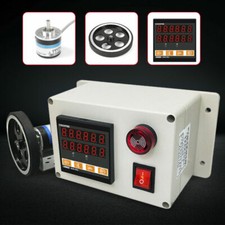 Misuratore di lunghezza impulsi digitale 300 ppr encoder rotativo contatore e staffa di montaggio