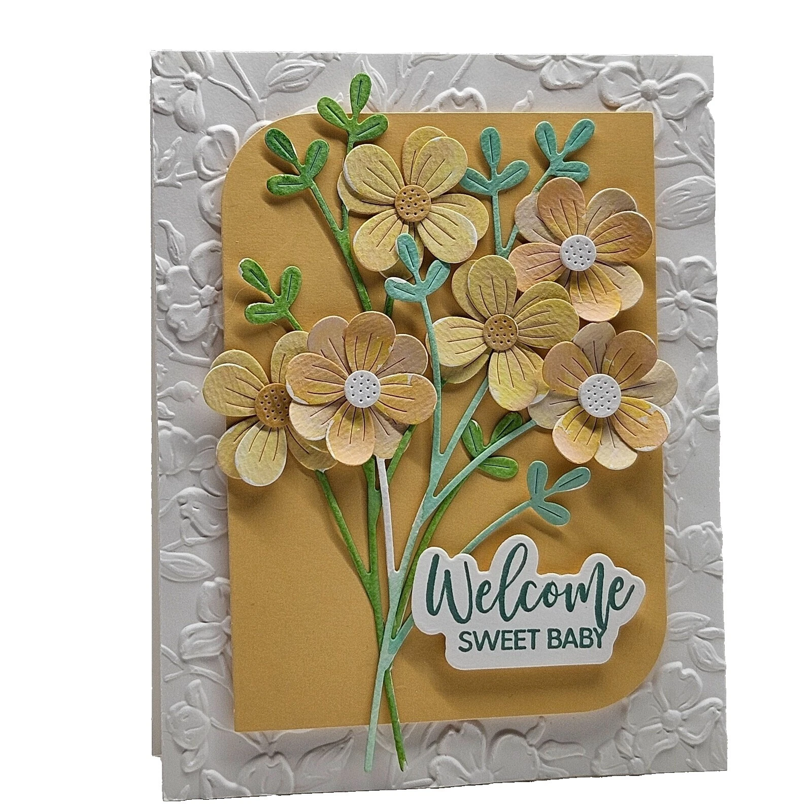 Baby Shower Etiquetas Tarjetas de Felicitación Felicitación hechas a mano