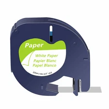 1PK Compatible for DYMO 91330 LetraTag Label Tape Cassette Cartridge 12mm X 4m