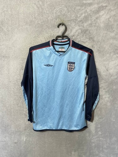 Angleterre 2002 2003 Maillot extérieur maillot trikot Maglia maillot Camiseta manches longues Umbro vintage Taille L - France