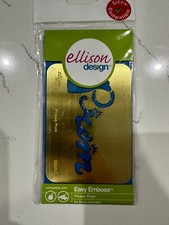 Ellison Design Easy Emboss by Emily Humble Phrase, Prom Scrapbooking Crafts