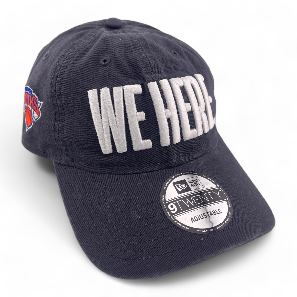 New Era New York Knicks “We Here” Grey Side Patch 9Twenty