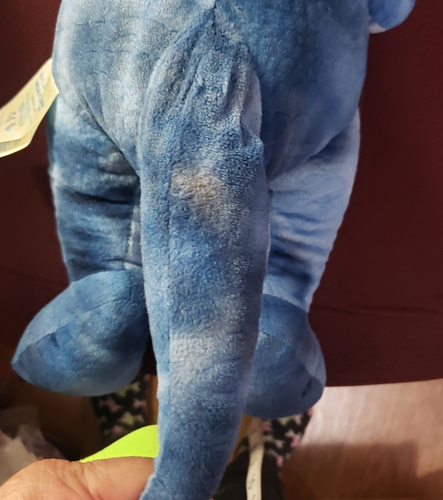 Juguete de peluche de dinosaurio Build A Bear azul T Rex con pijama - Imagen 7 de 15