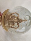 Crown Pedestal Gold Glitter Globe 3.5x8in — photo 6