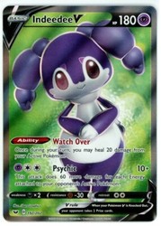 Indeedee V 192/202 Full Art Ultra Rare Sword & Shield Base Set