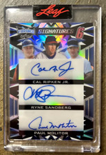 CAL RIPKEN JR SANDBERG MOLITOR YOUNT BOGGS MATTINGLY AUTO 🔥 #4/8 🔥 BONUS CARDS