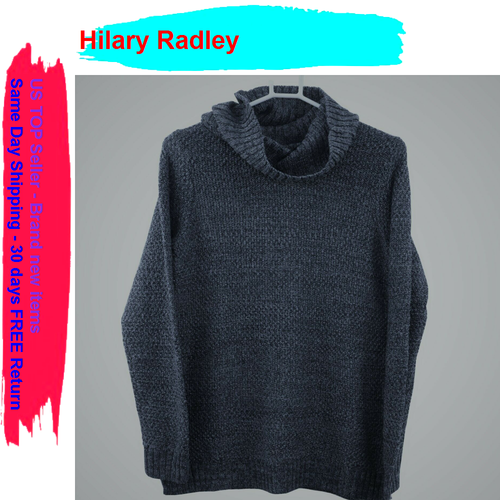 Hilary Radley Cowl Neck Rounded Hem 