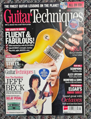 Guitar Techniques janvier 2014 avec CD Jeff Beck livraison gratuite - Photo 1 sur 1