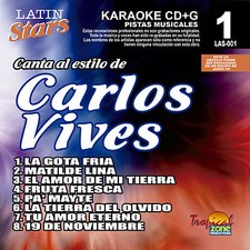 Karaoke Latin Stars 01 Carlos Vives Vol. 1