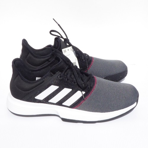 NEW WITH BOX Adidas Gamecourt M CG6334 black and white tennis shoes men's sz 12 - Picture 5 of 9