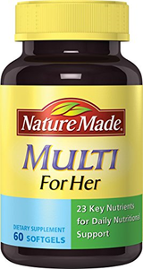 Nature Made Womens Multivitamin Softgels with Vitamin D3 ...