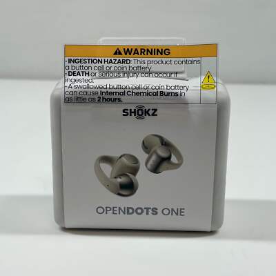 New Shokz OpenDots One Open Ear True Wireless Earbuds Grey E310