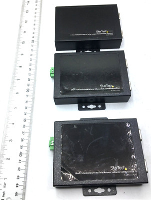 Startech.com Lot of 3, 2 Port Pro USB to Serial Adapter Hub W COM Ret ICUSB2322X