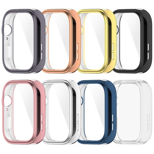 TPU Case Soft Full Bumper Protective Cover for Huawei Watch Fit 3 (Dark Grey) - Zdjęcie 4 z 9