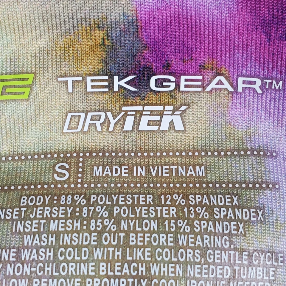 Leggings de ejercicio Tek Gear para mujer talla pequeña multicolor recortados pantalones de entrenamiento Foto 3 de 4