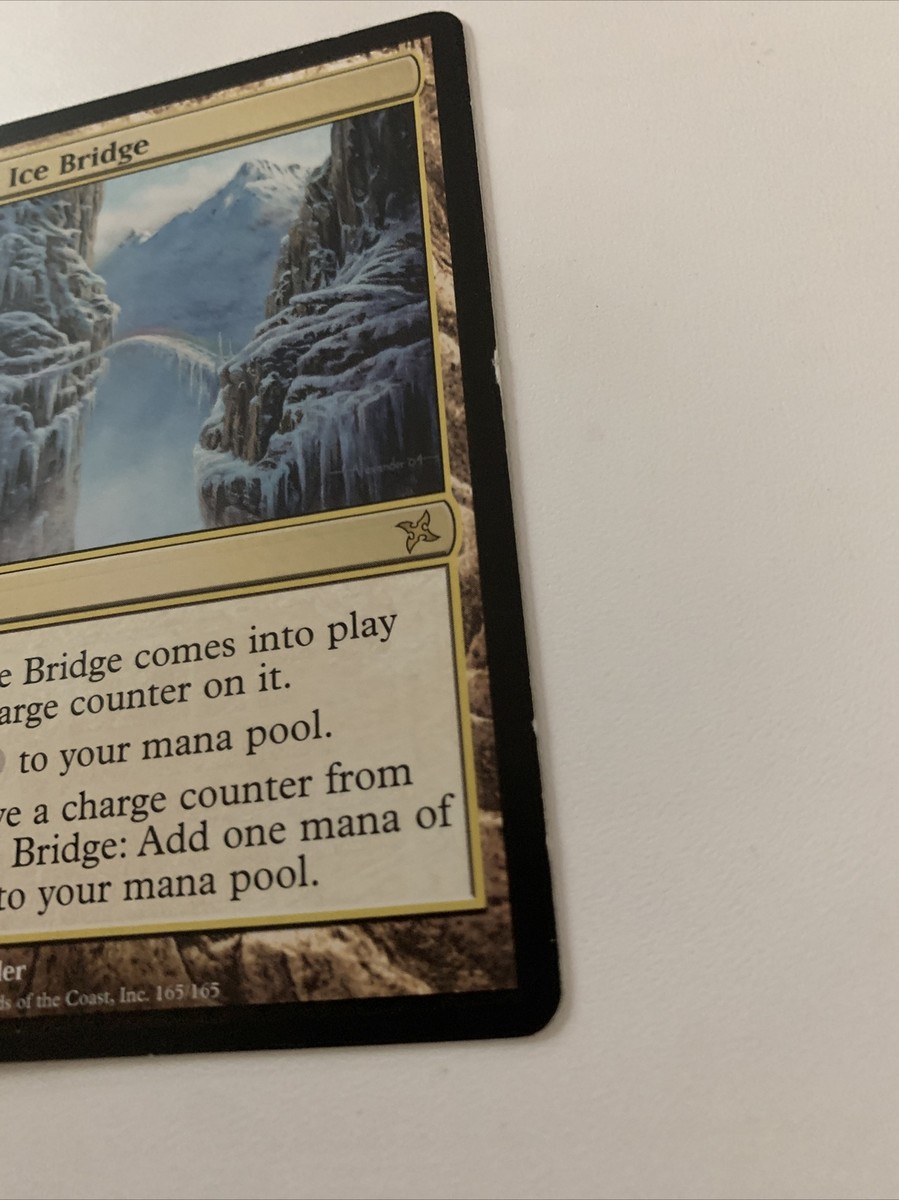 Foil　氷の橋、天戸 Tendo Ice Bridge BOK mtg FOIL Japanese Tendo Ice Bridge Betrayers of Kamigawa BOK MTG