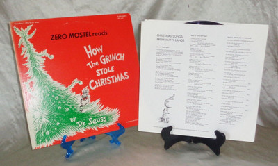 Zero Mostel Reads How The Grinch Stole Christmas LP Record 1957/1975