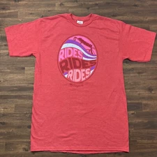 RARE Kennywood Amusement Park MEDIUM Tee Shirt RIDES RIDES RIDES VTG Inspired