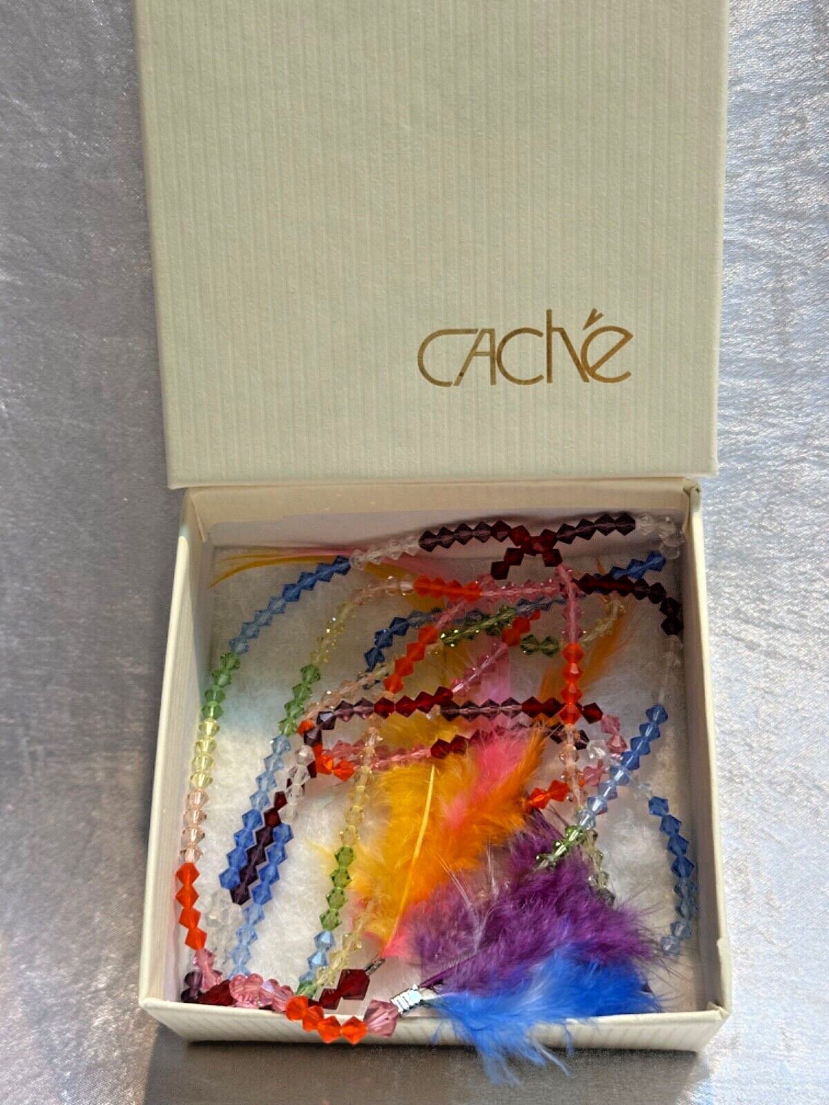 CRYSTAL FEATHER WRAP NECKLACE - image 2