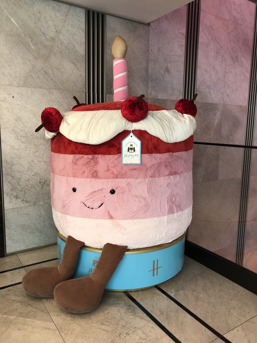 Eimy　ロンドン・ハロッズ限定 ジェリーキャット cherry cake Jellycat London Harrods Cheryl Cherry Cake - Valentine's Day