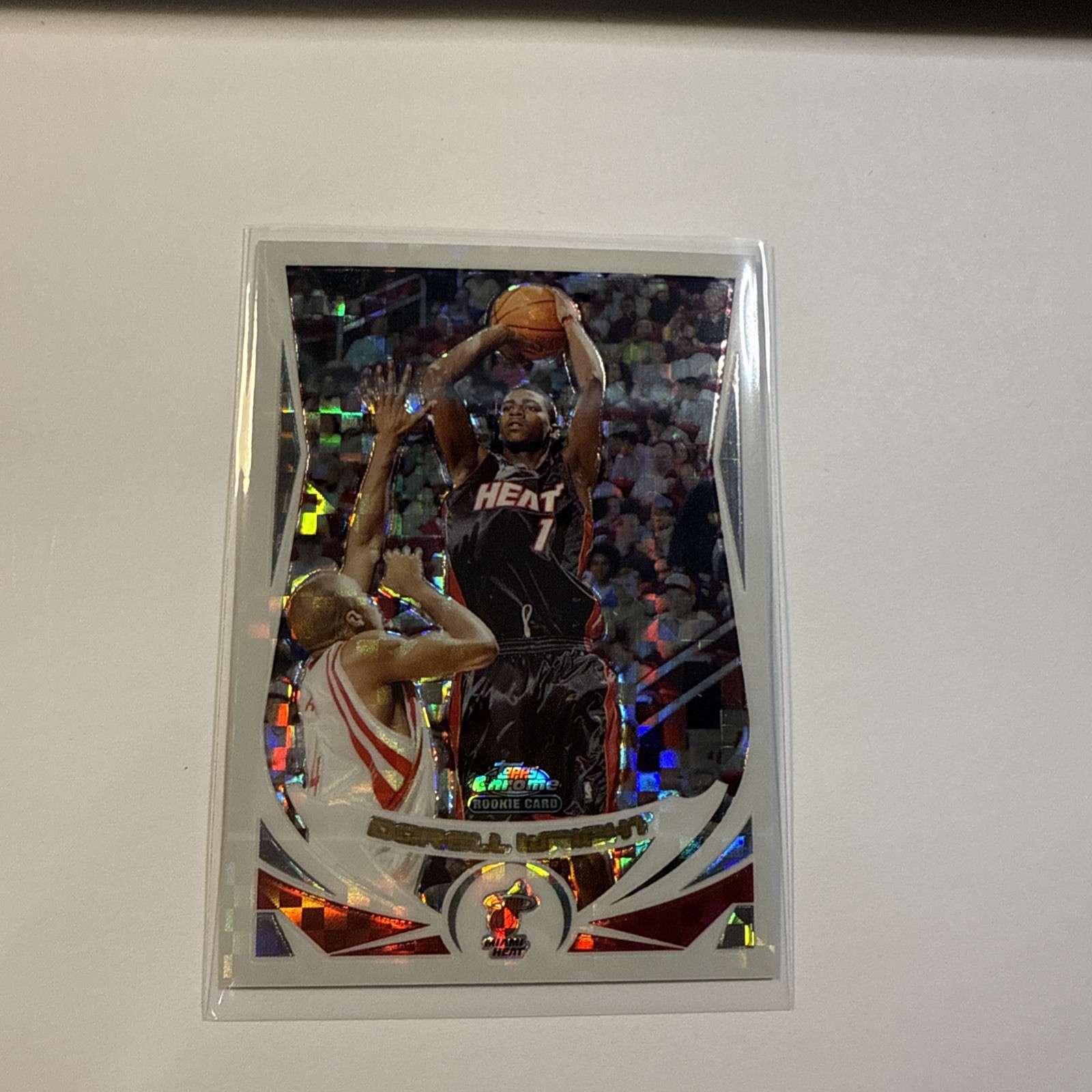 2004/05 Topps Chrome Dorell Wright #/110 Xfractor Rookie Rc #184 Miami Heat