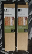 2 - RELIABILT Soft Gold Indoor Single Barn Door Handle. Lot Of Two