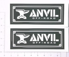 Pair Of Anvil Off-road Performance Racing Advertising Stickers Decals