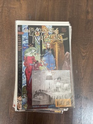 BOOKS OF MAGIC 1-56 NEAR FULL RUN; DC VERTIGO; NM; B