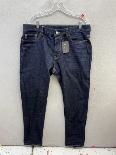 Buck Mason Men's D001 Dark Wash Maverick Slim Jean 36x32 New* MSRP $148