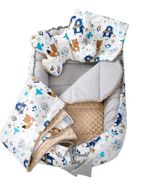 Medi Partners Babynest Nestchen für Neugeborene - 100x60x15 Babynestchen