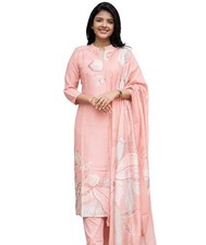 Kurta Sets for Woman Kurti Set Women's 3 Piece Kurta Pant Dupatta Set