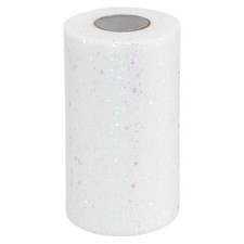 Tulle Fabric Rolls 6" by 50 Yards Fabric Spool Tulle for DIY, Cream White