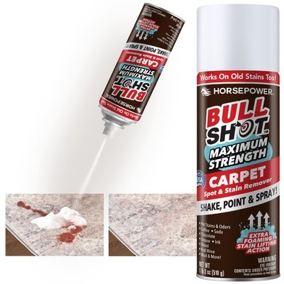 Horsepower Bull Shot Carpet Stain Remover, Extra Strength, AS-SEEN-ON-TV,