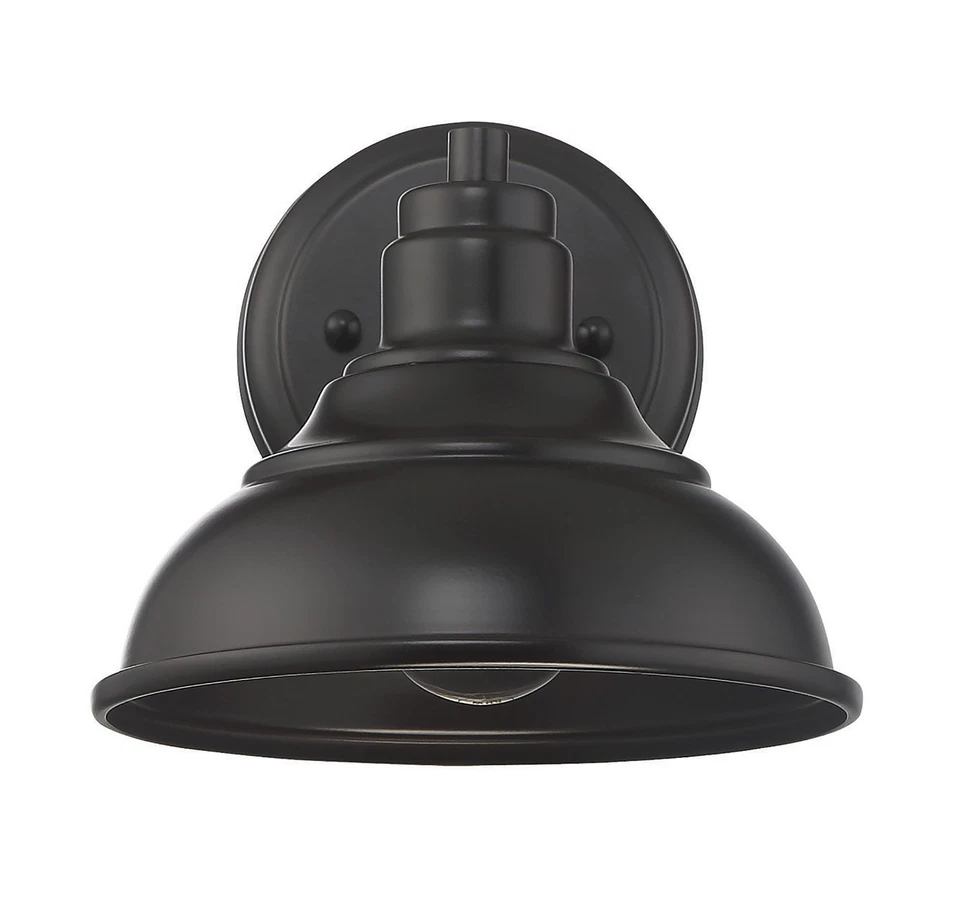 Dunston DS 1 Light Dark Sky Wall Lantern in English Bronze by Savoy House - - Image 2 of 4